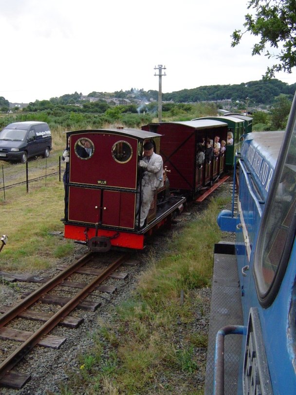 The train now arriving...