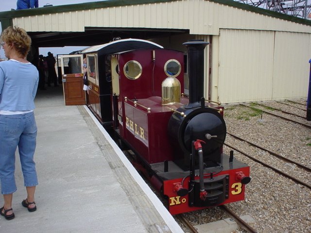 The East Hayling Light Railway first passenger train.