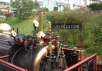 Lilian at Launceston Station.