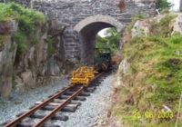 Works train at Plas y Nant