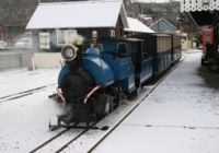 Sherpa at Fairbourne Station