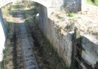 Former canal lock gates