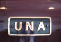 Una Nameplate