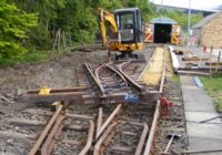 Creation of new siding at Woodhorn.