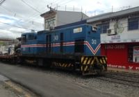 Incofer 30 on PW train at Heredia station