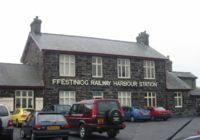 Ffestiniog station at Porthmadog