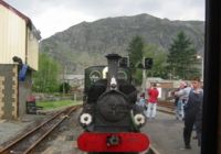 Blanche reattaching at Blaenau Ffestiniog