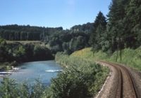 A view down the valley