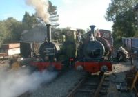 NO. 2 and 1 depart Pendre after the 5 engined departure from Wharf