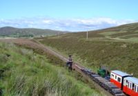 Looking downhill from Glengonnar