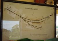 Layout board in signalbox