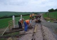 Track ballasting