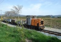 Works train on Harbour Branch