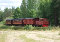 Diesel train at Änghult