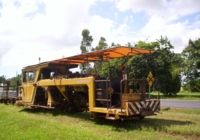 Cane Tramway 2' Gauge Track Machine at Silkwood on Sth Johnstone Mill Lines