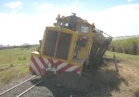 Loco #22 derails crossing the 3'6".