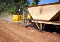 The Ballast Plough at work on the Nerada Line, Apr-07