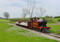 Lady of the Lake on a works train