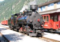 Zillertalbahn No 4 at Mayrhofen 3/7/2005