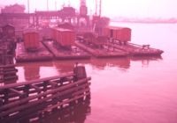 Barges in Gothenburg Harbour