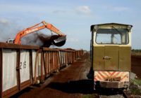 Loading the peat