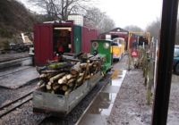 The Ferret ON the logging train