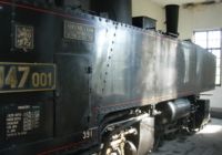 steam loco in shed at Nova Bystrice