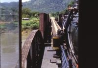 Crossing River Kwai bridge