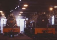 Inside engine shed