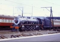 Steam loco near Cape Town