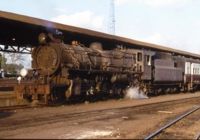 Steam loco at Niarobi station