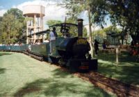 Passing the Water tower at Cobdogla